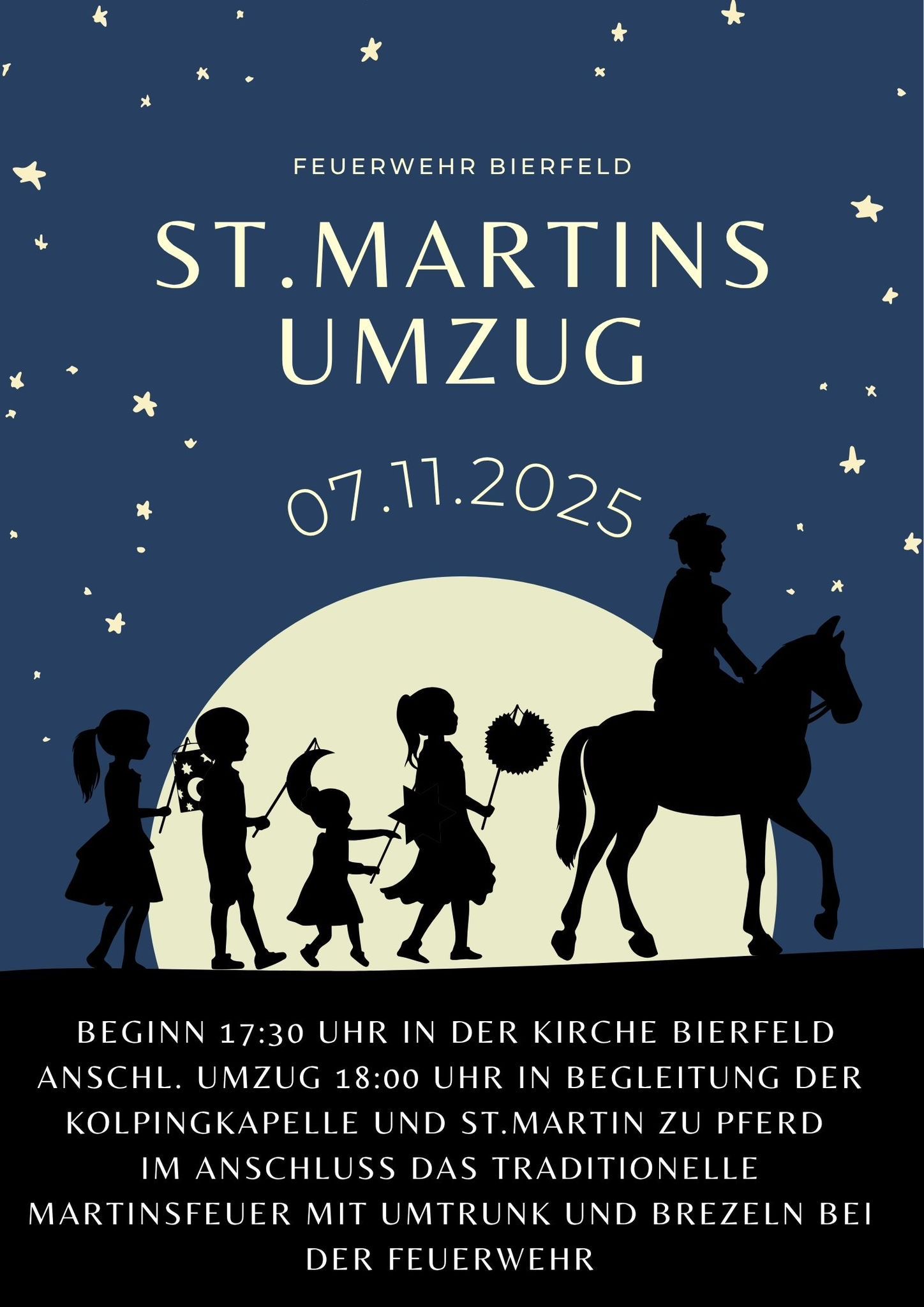 St.Martins Umzug Bierfeld