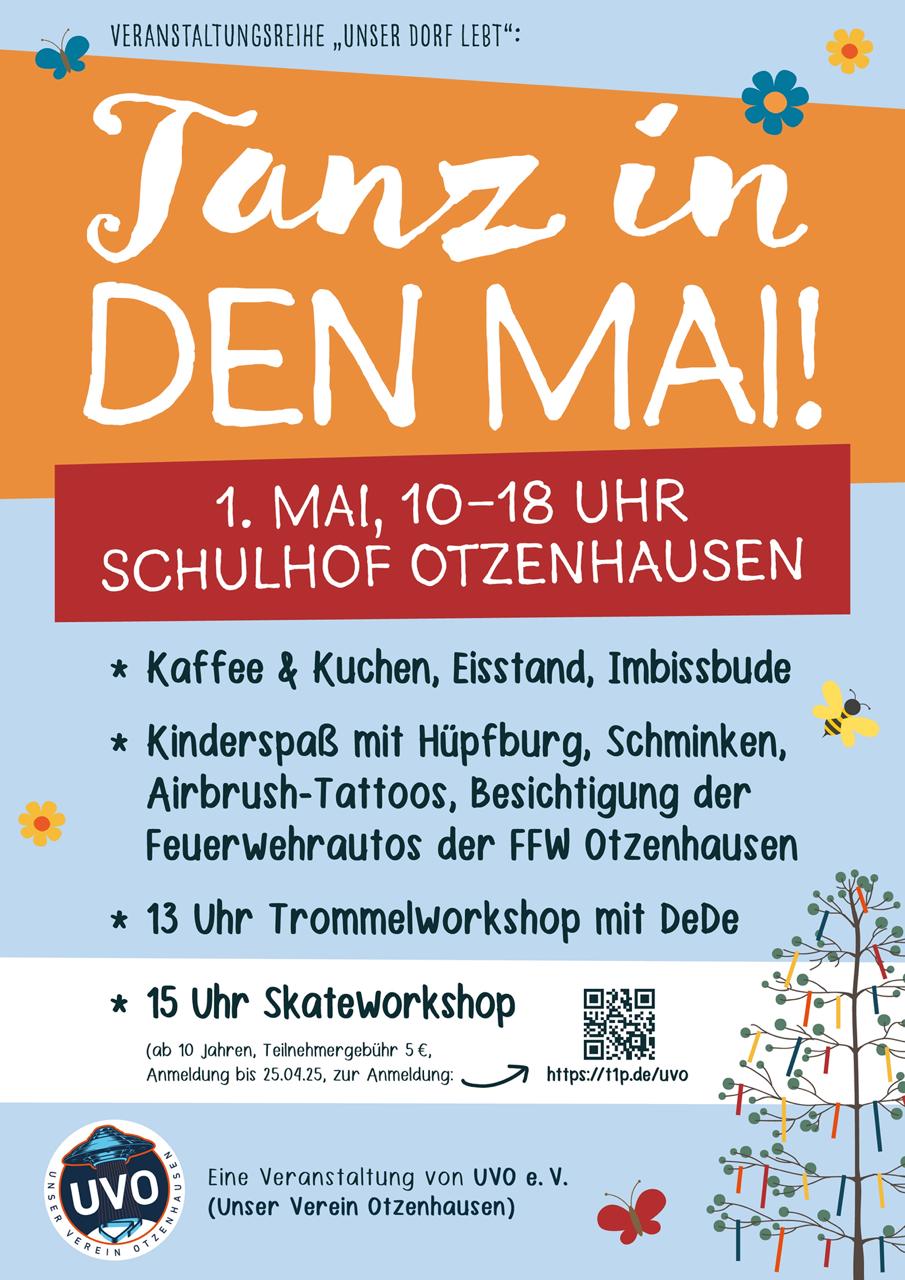 Flyer Tanz in den Mai 2025