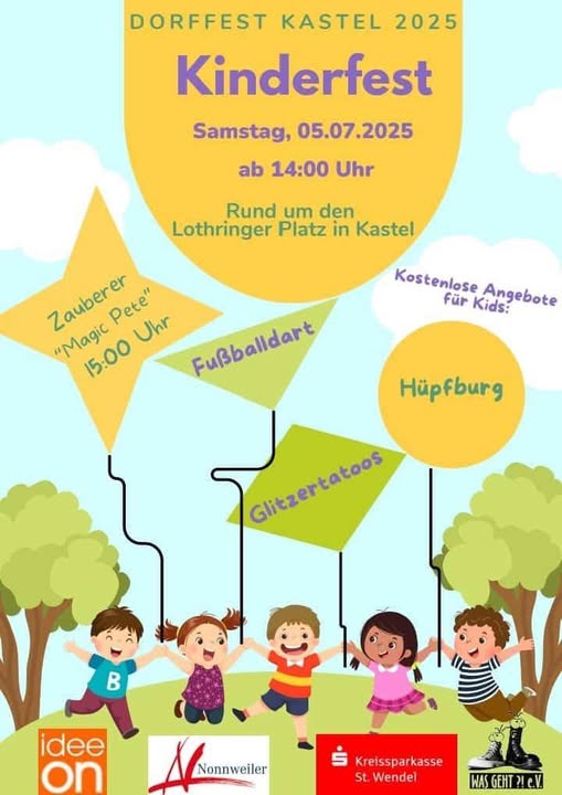 Kinderfest am Kastler Dorffest